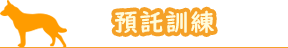 お預かり訓練